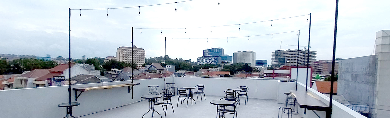 Rooftop Blue coffee view sky 2